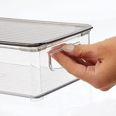 CONTENEDOR DE COCINA LINUS CON TAPA TRANSPARENTE/HUMO Always Neat