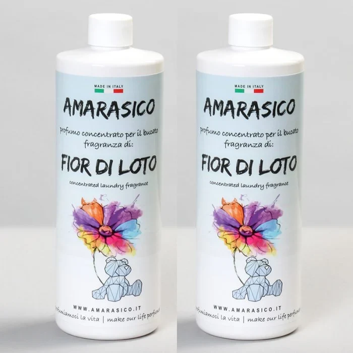 Esencia para la colada Amarasico Flor de Loto 500 ml - Paquete de 2