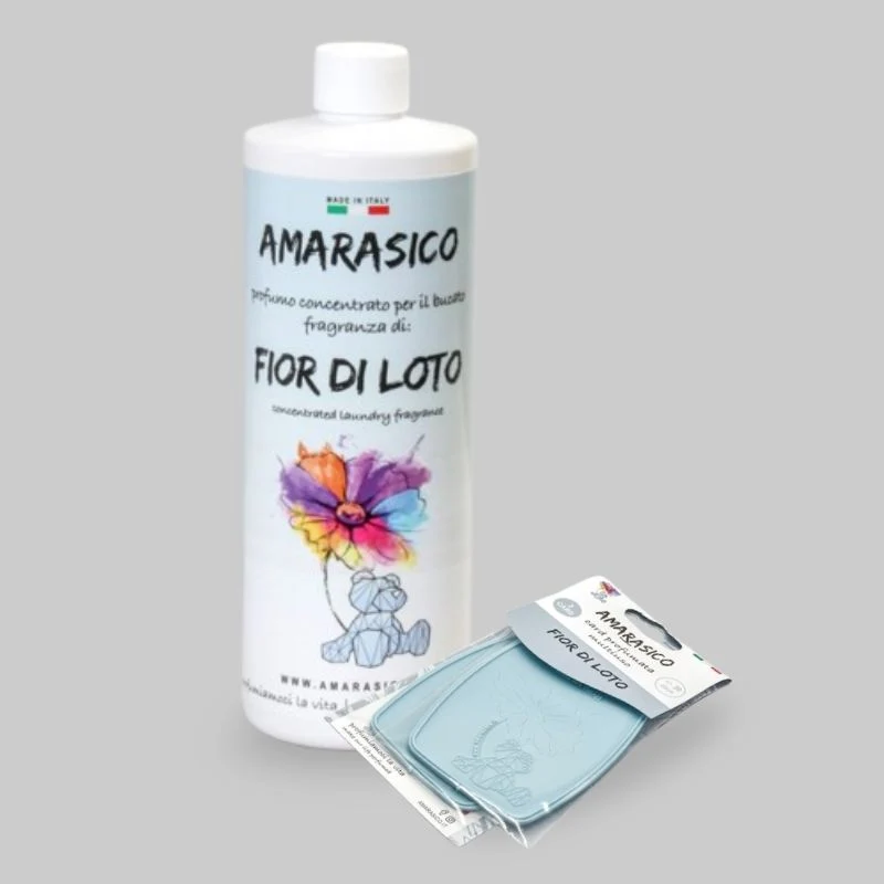 Kit de tarjetas con esencia de flor de loto Amarasico
