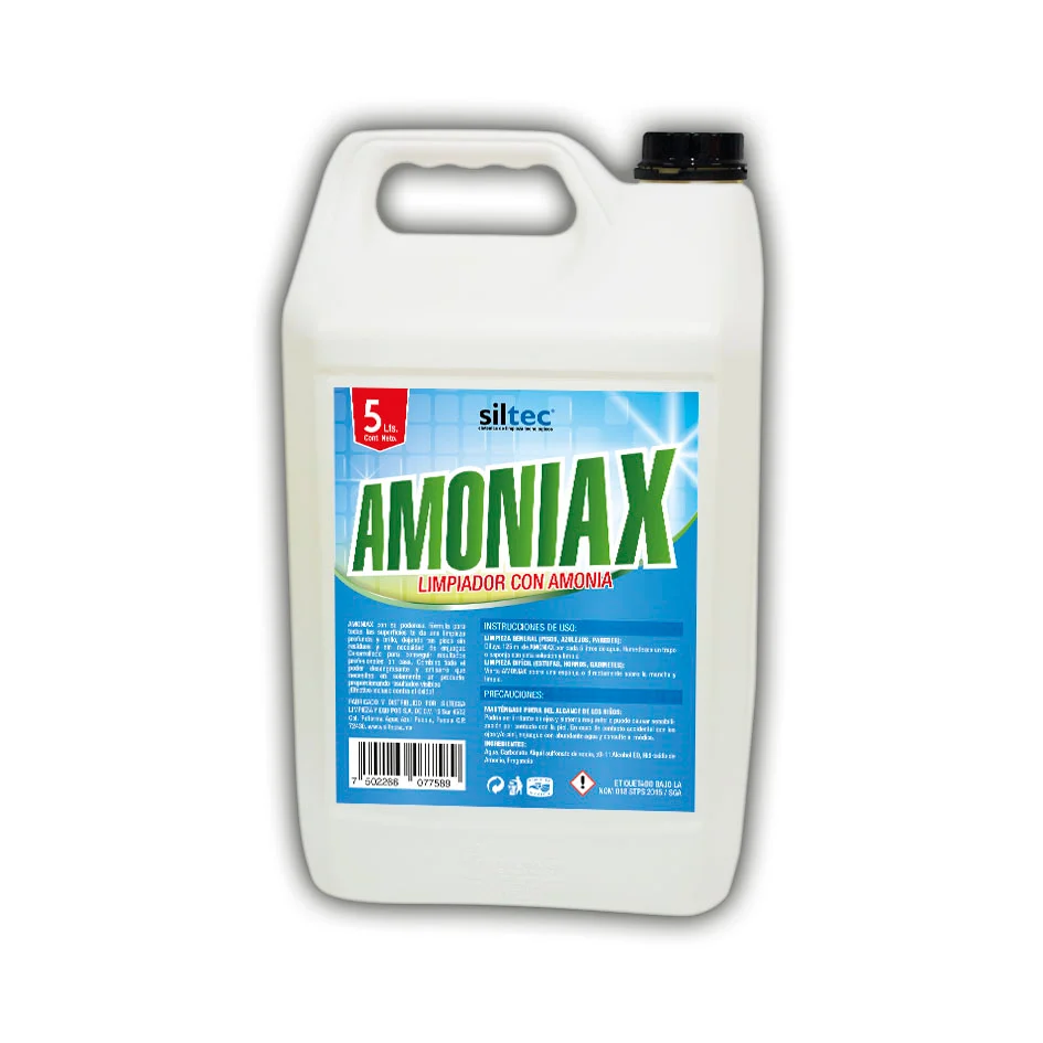 AMONIAX 5 LTS LIMPIADOR MULTIUSOS DESENGRASANTE Y ANTISARRO