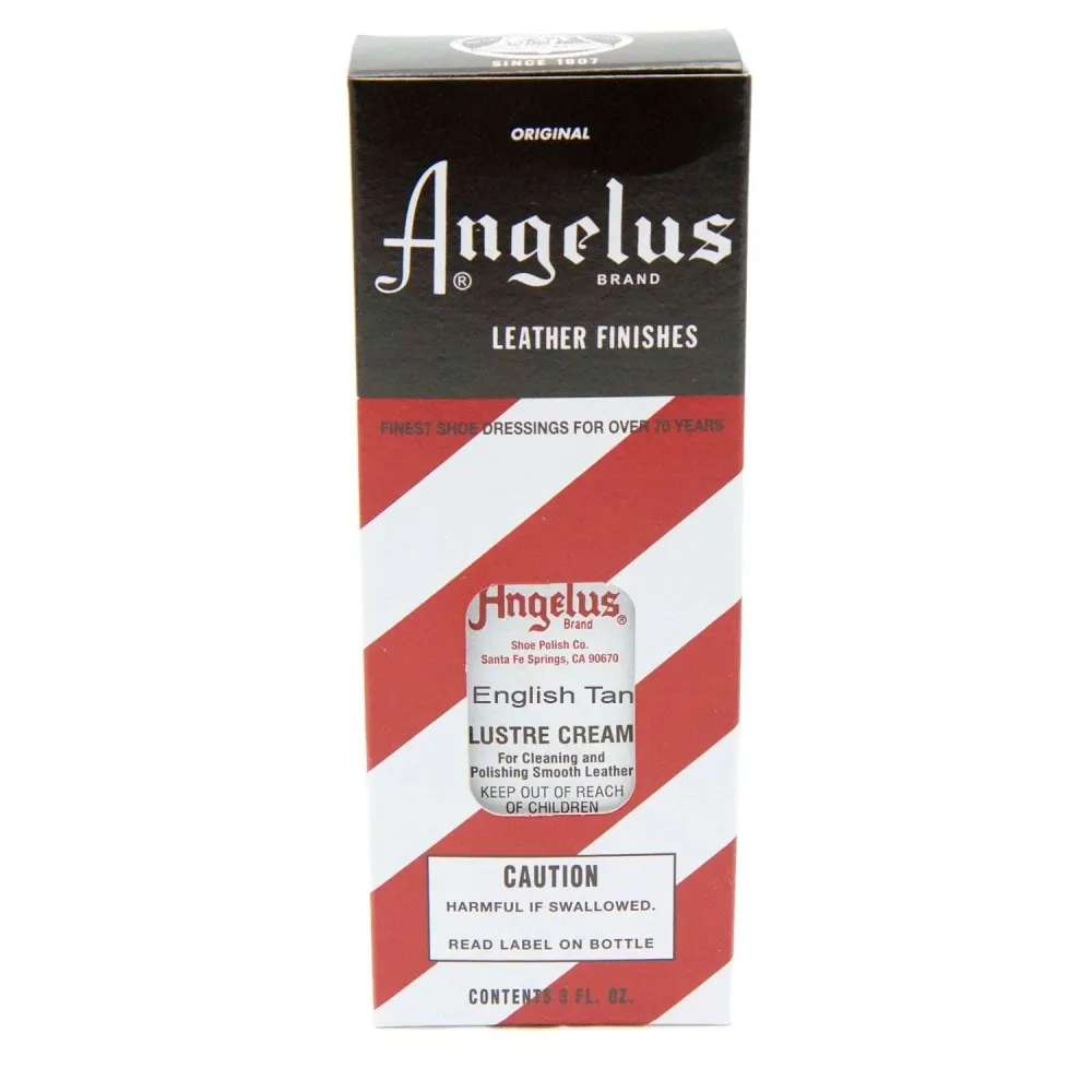 Crema para lustrar calzado english tan Angelus Brand