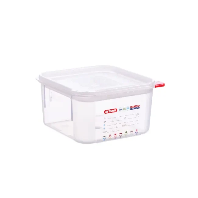 Contenedor Cuadrado C/Tapa Hermetica 2Lt Araven