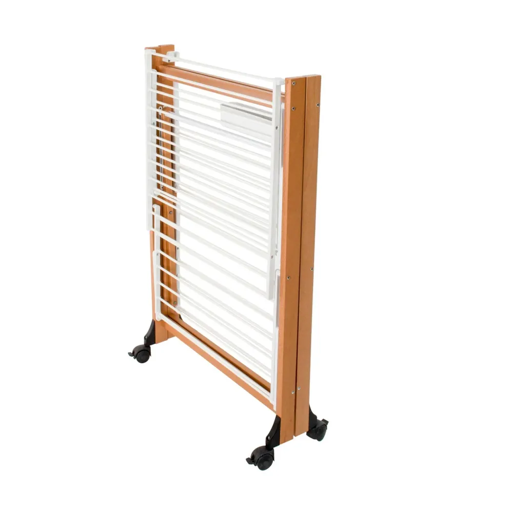 Tendedero ALIANTE, Madera - Plegable - Extensible - 24 m para Tender - Color: Madera de Cerezo Ar-It il Cuore del Legno Ar...