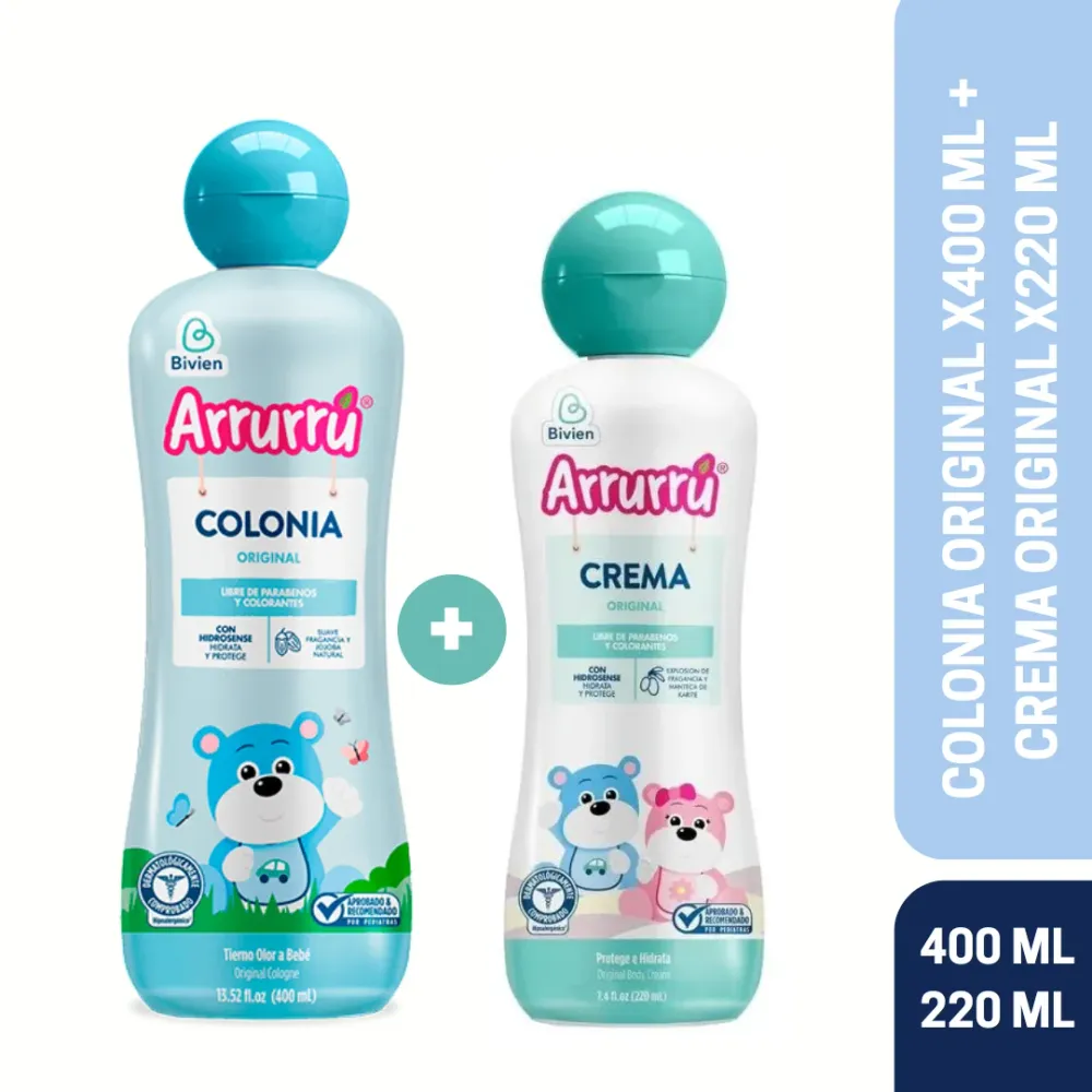 COLONIA AZUL X400ML + CREMA ORIGINAL X220ML AAB314 ARRURRÚ Arrurru