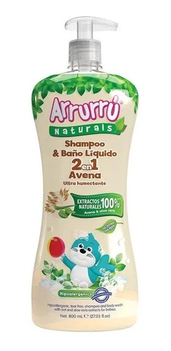 SHAMPO Y BAÑO LIQ 2EN1 AVENA X1075ML ARRURRU
