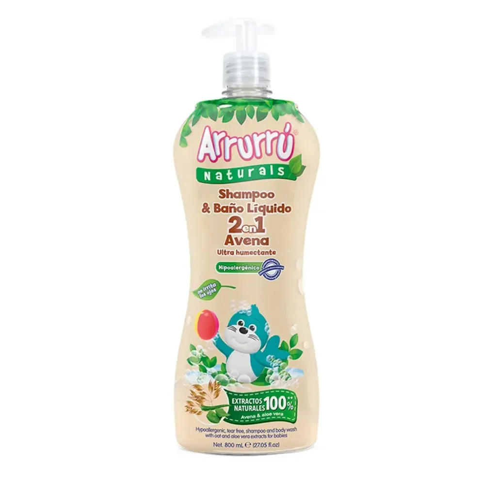 SHAMPOO ARRURRU AVENA 2EN1 X800ML 7427