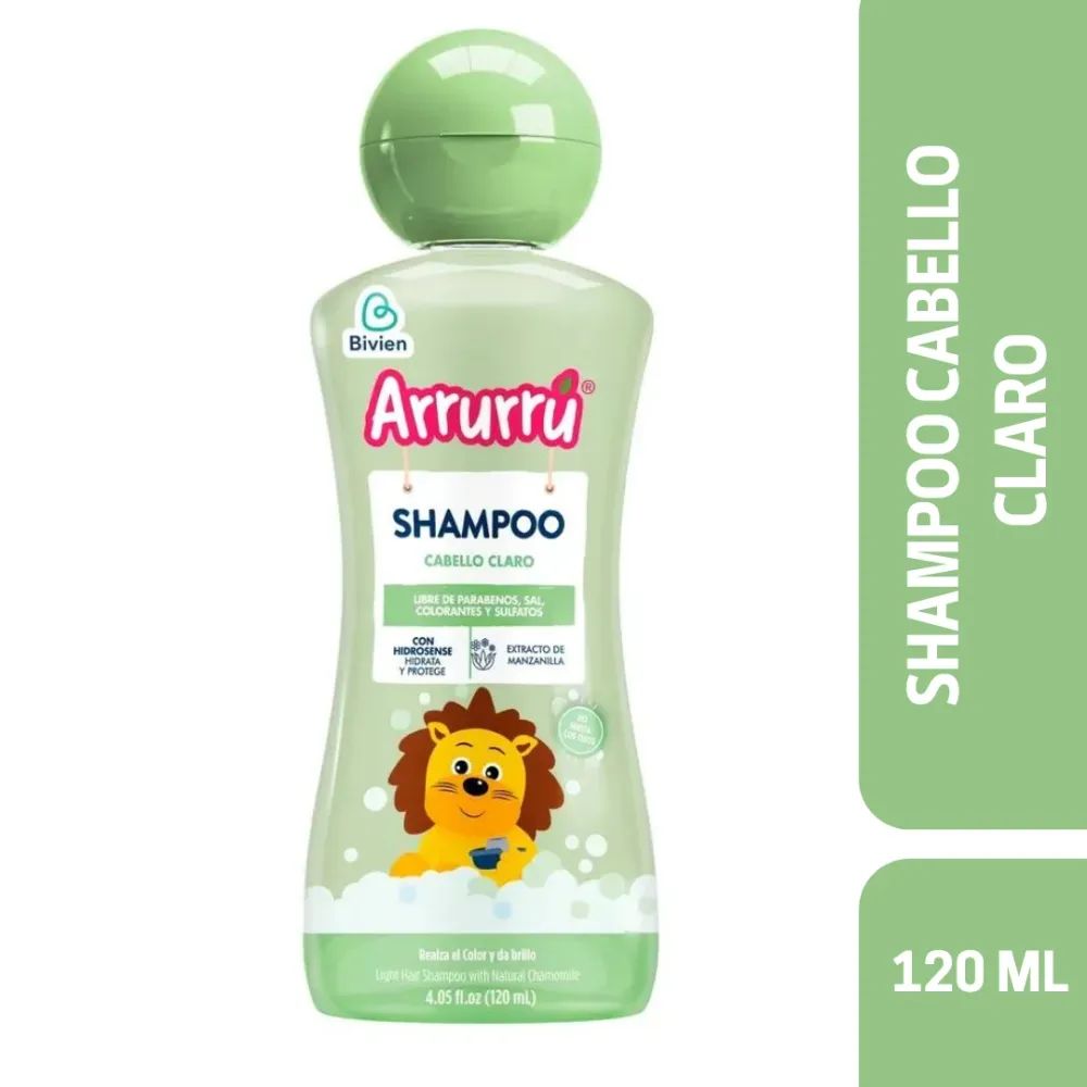 SHAMPOO CABELLO CLARO X120ML AAB182 ARRURRÚ Arrurru