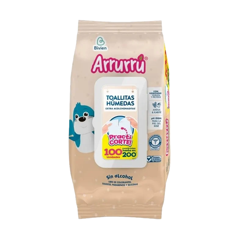 TOALLAS HUMEDAS AVENA Y KERITÉ X270 AAB295 ARRURRÚ ARRURRU