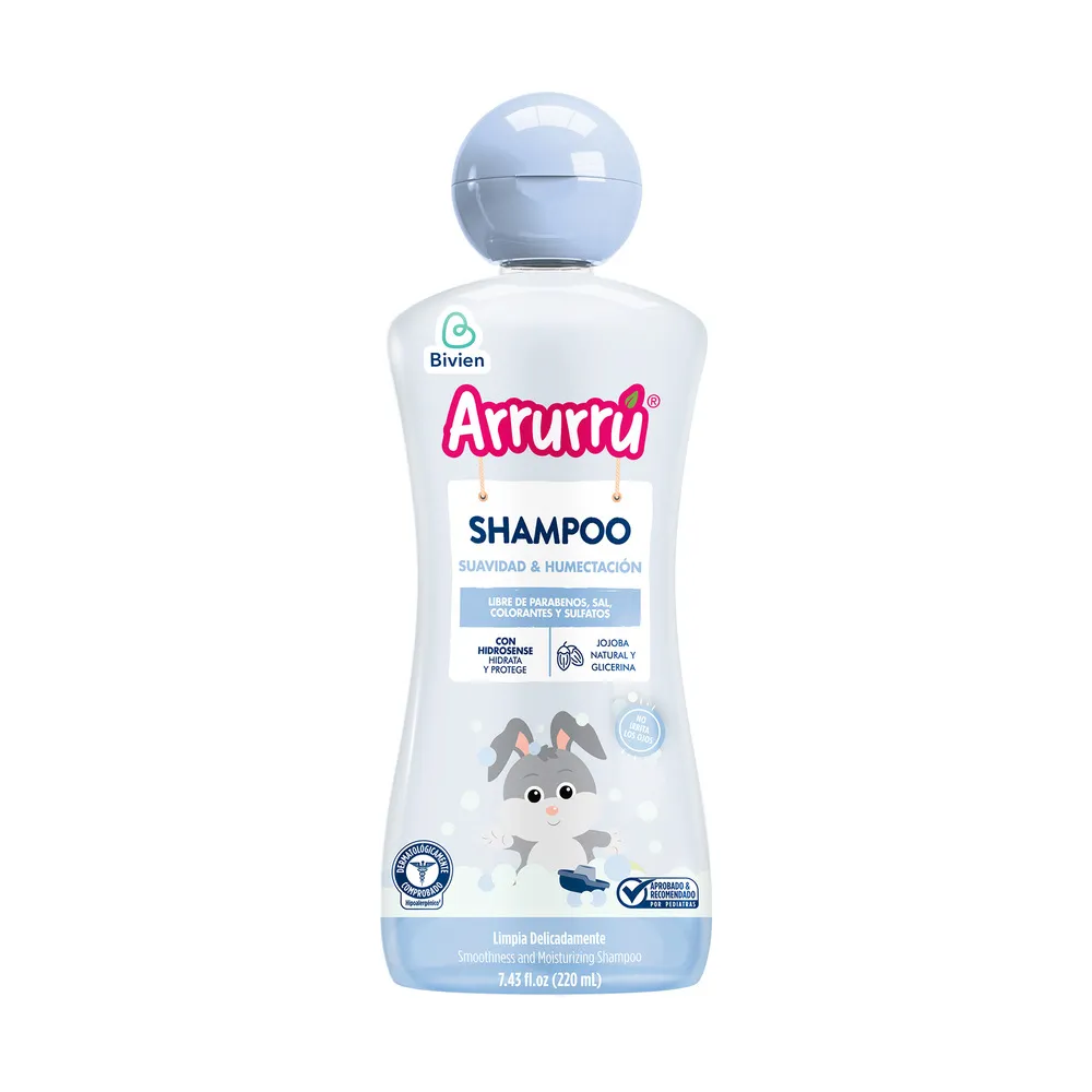 SHAMPOO SUAVIDAD Y HUMECTACIÓN X220 ML + CREMA SUAVIDAD Y HUMECTACIÓN X120 ML AAB321 ARRURRU ARRURU