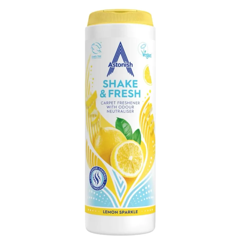 Aromatizante Alfombras Shake & Fresh Lemon Sparkle Astonish 350 gr
