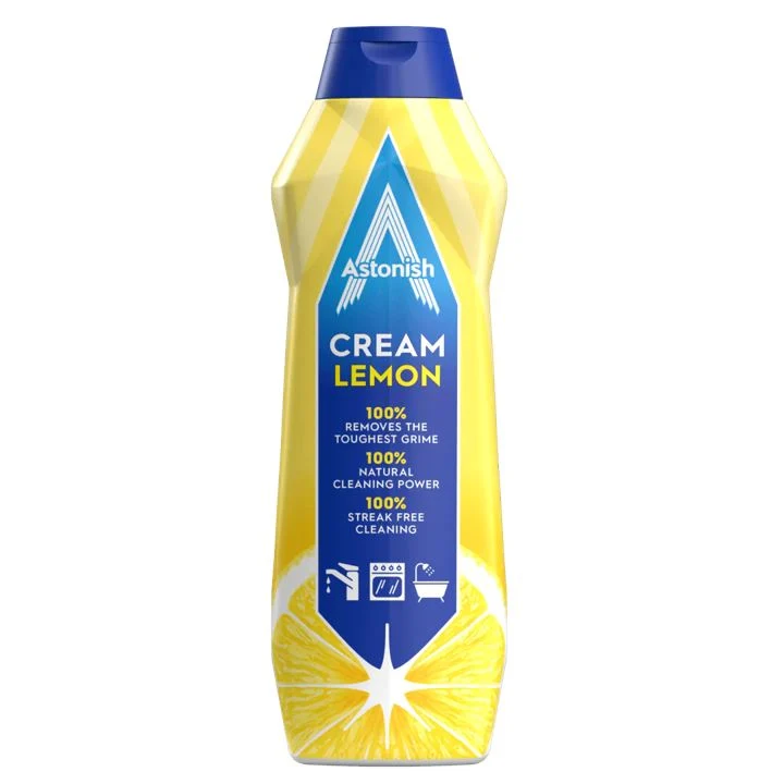 Limpiador Crema Frescura Limón Astonish 500 ml