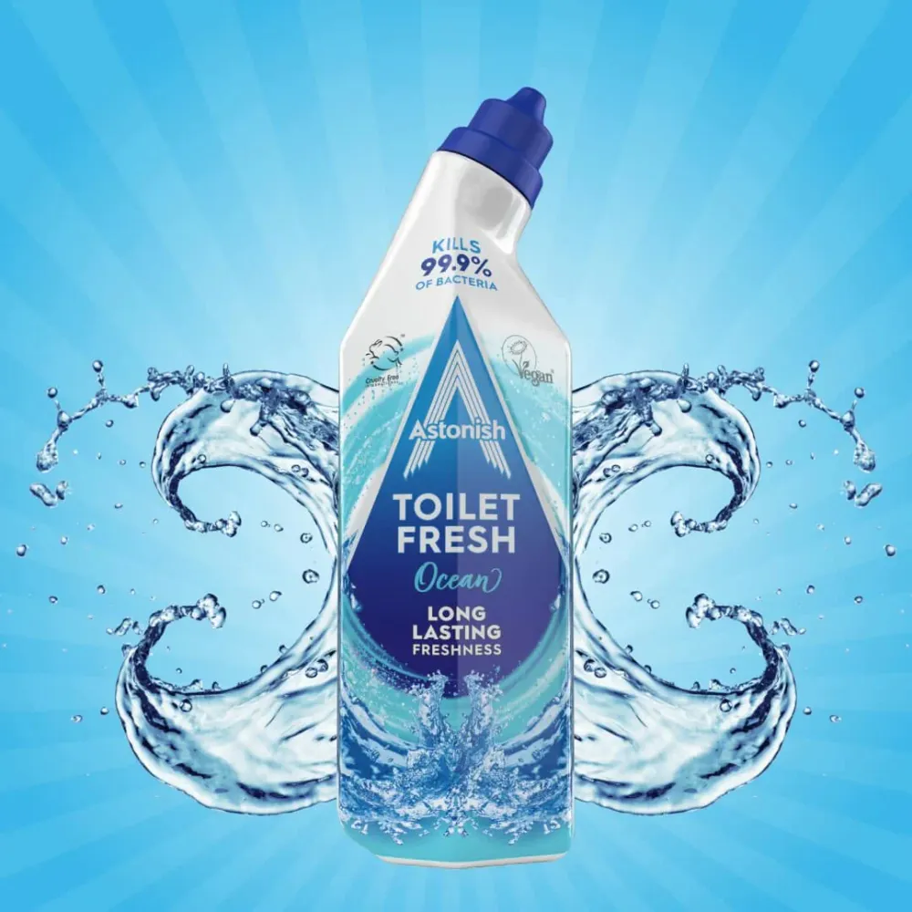 Limpiador Gel Inodoro Fresco Oceano Astonish 750 ml