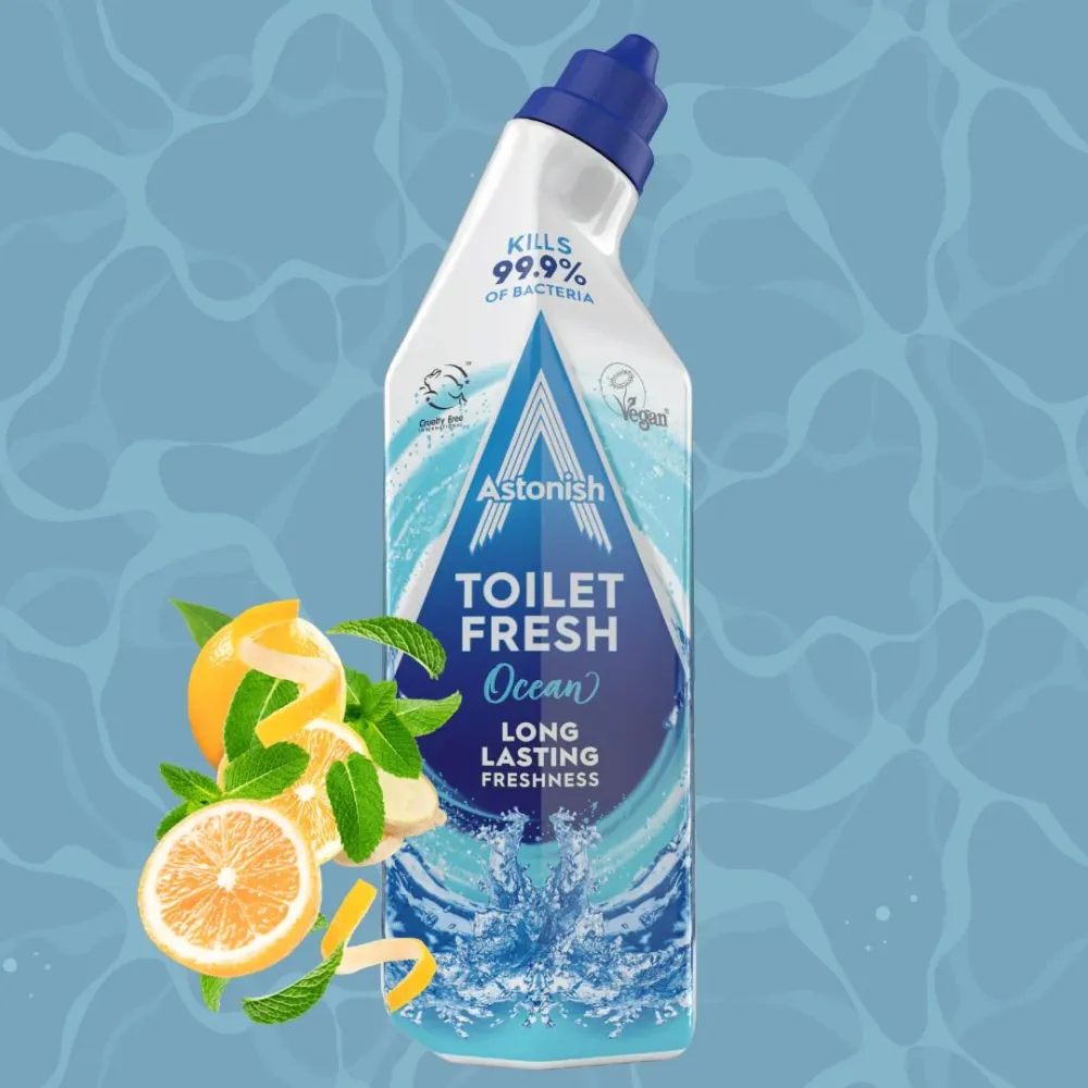 Limpiador Gel Inodoro Fresco Oceano Astonish 750 ml