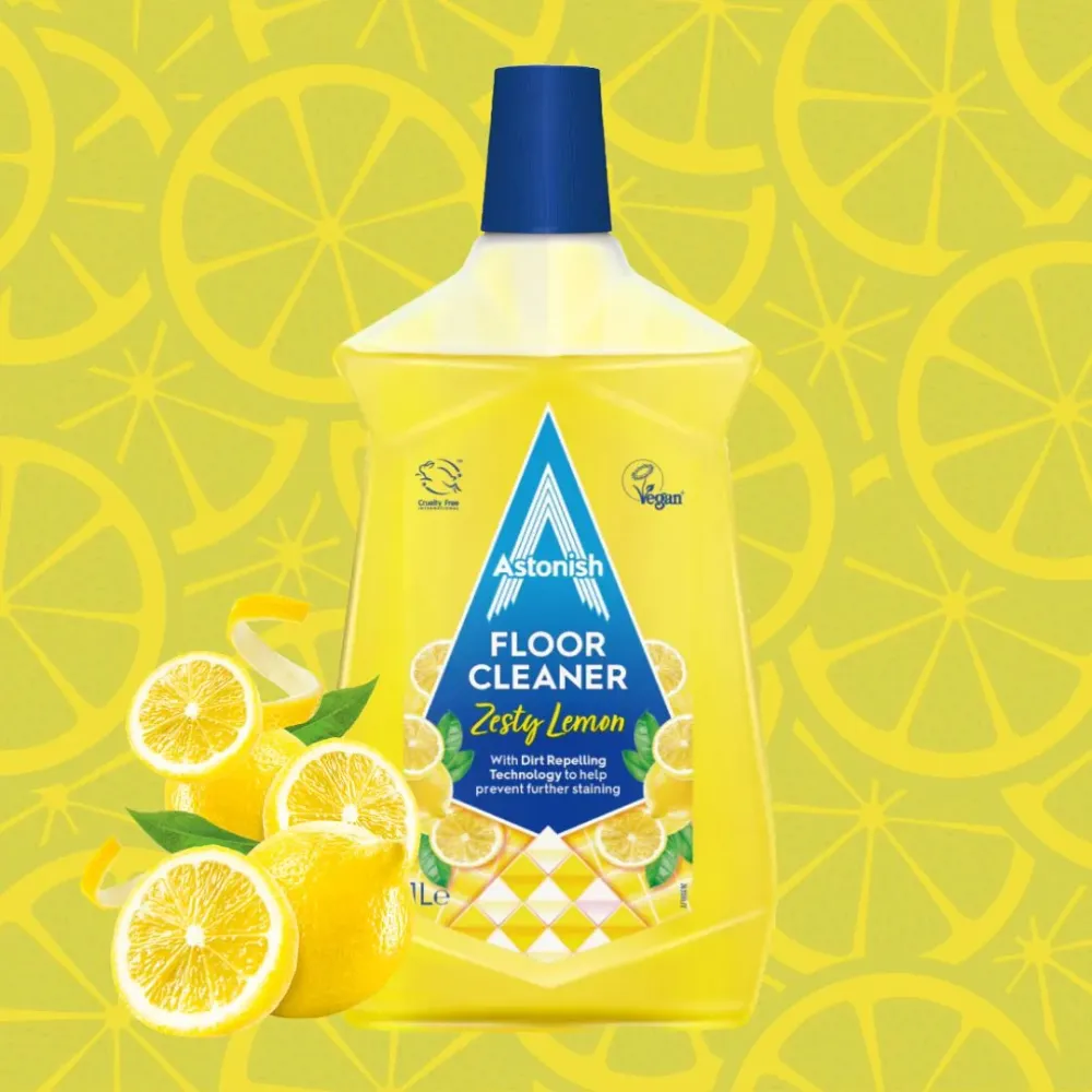 Limpiador de Pisos Diluible Zesty Lemon Astonish 1 Lt