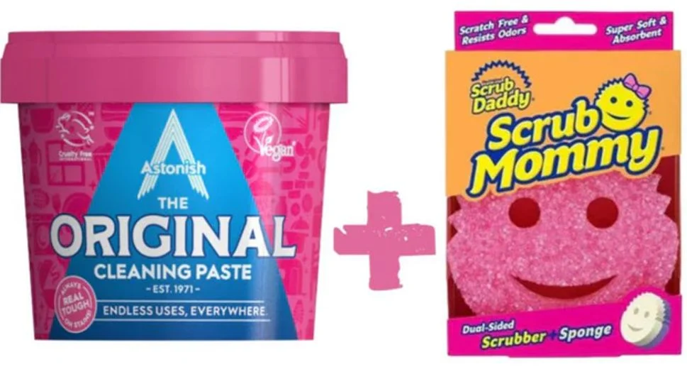 Pasta Multiuso Original Astonish 500 gr + Esponja Scrub Mommy