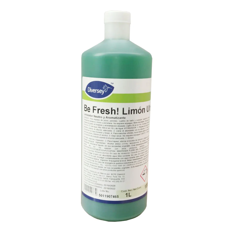 BEFRESH! LIMÓN ULTRA LIMPIADOR MULTIUSOS Y AROMATIZANTE 12X1L W5016