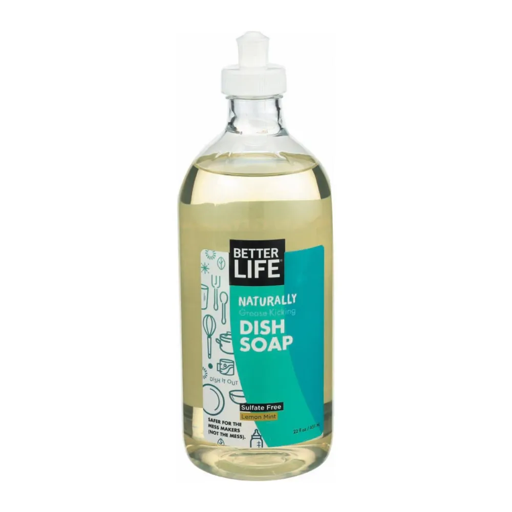 Jabón para platos Better Life - Menta y limón - 22 fl oz