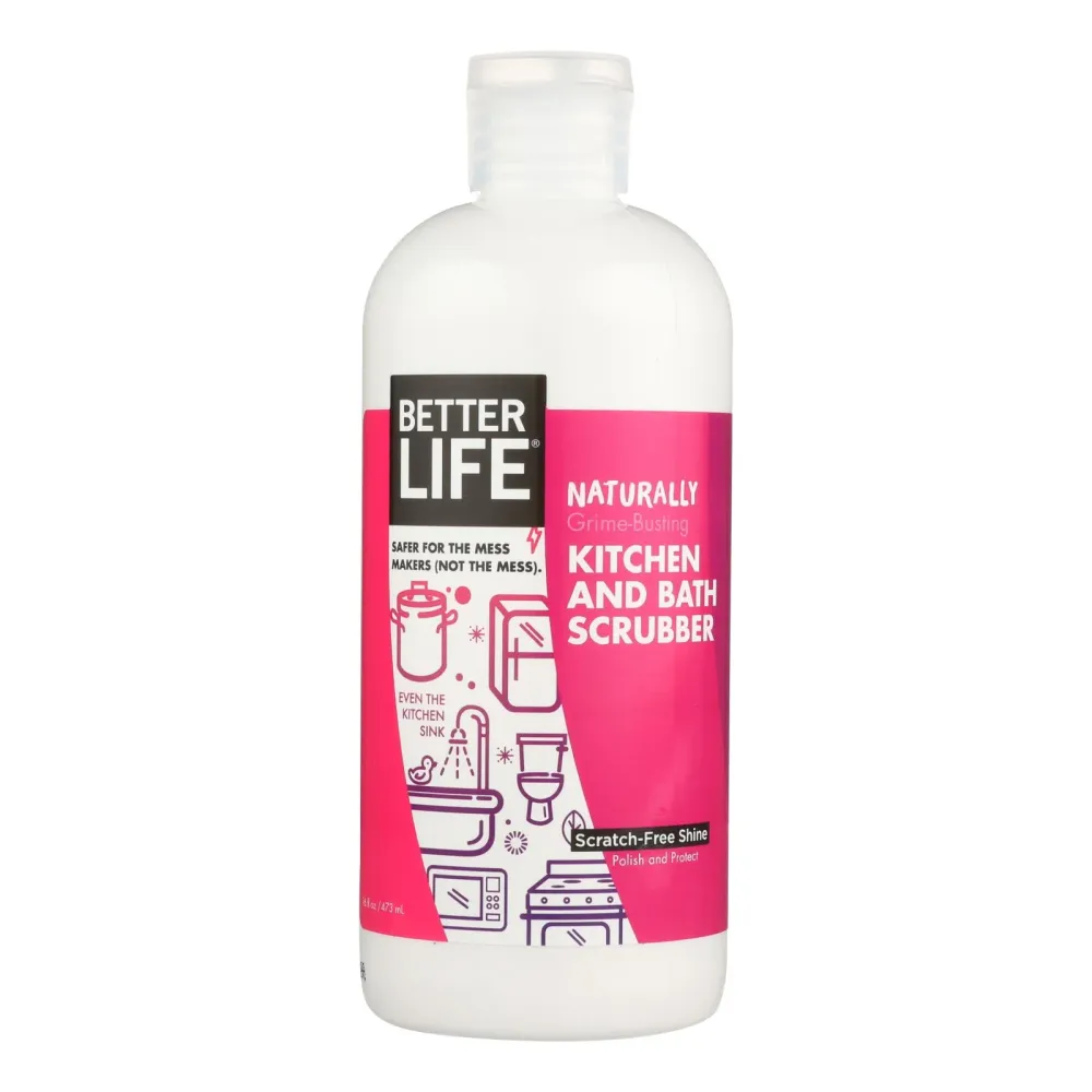 Limpiador exfoliante para fregaderos de cocina Better Life - 16 fl oz