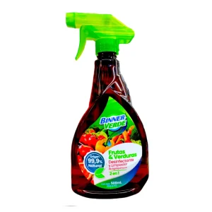 Desinfectante Y Limpiador Binner Frutas Y Verduras 500 ml