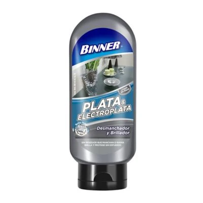 Desmanchador y Brillador Binner 120ml Electroplata y Plata