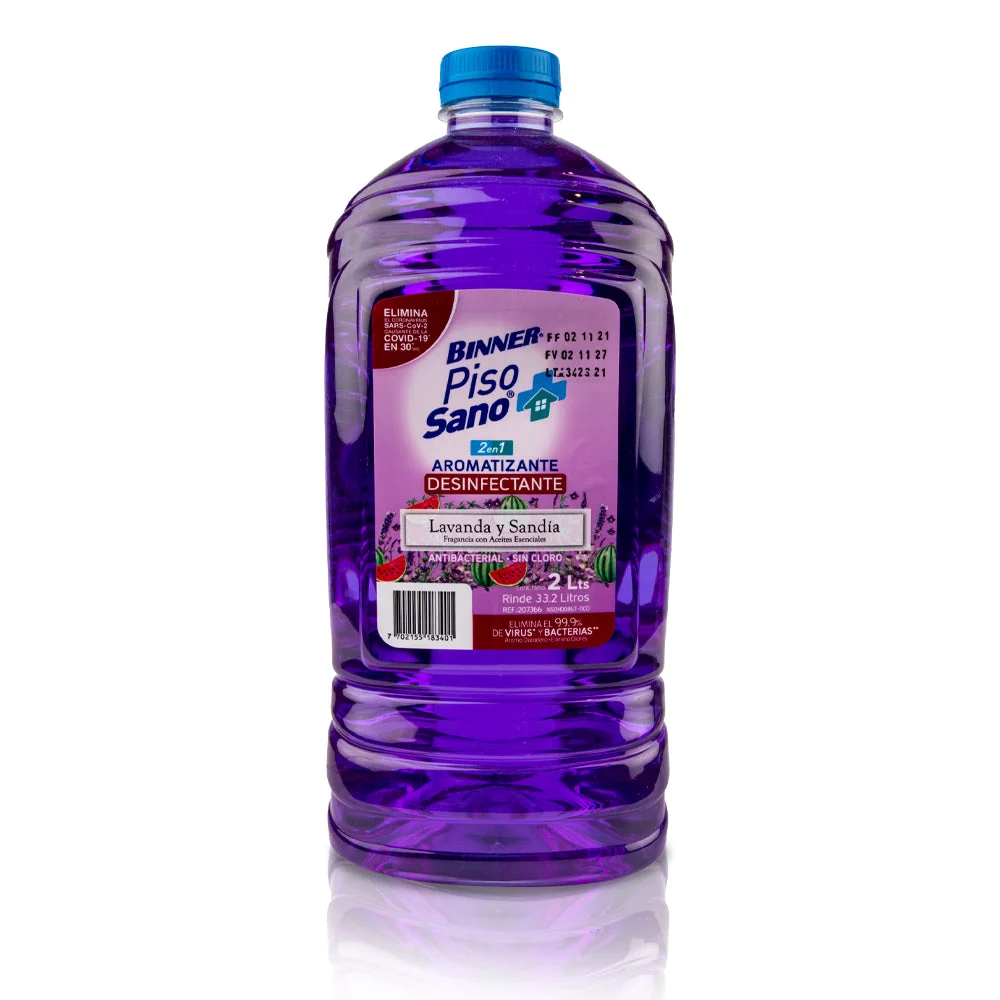 Limpiador Desinfectante Binner 3000 ml Lavanda y Sandia