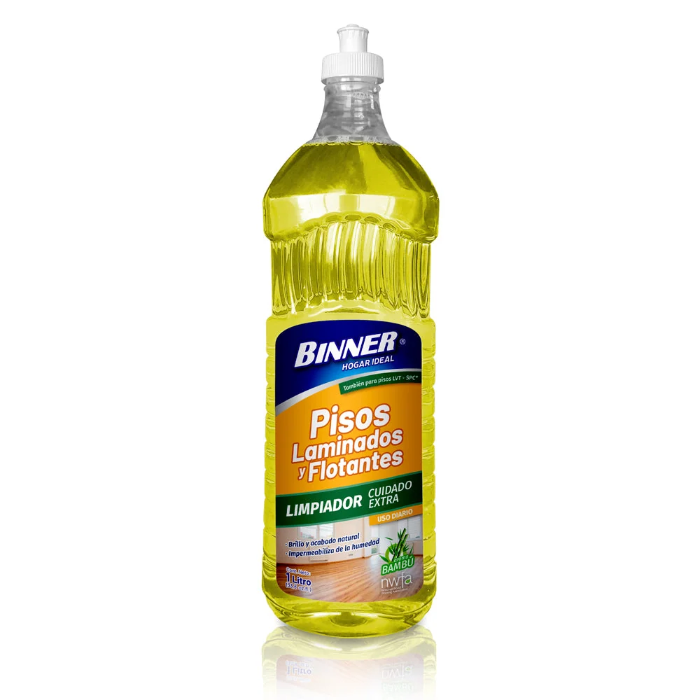 Limpiador Pisos Laminados y Flotantes 1000 Ml Bambu Binner