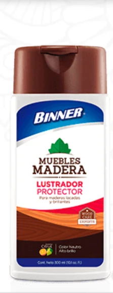 Lustramuebles Madera Binner 300 ml Neutro