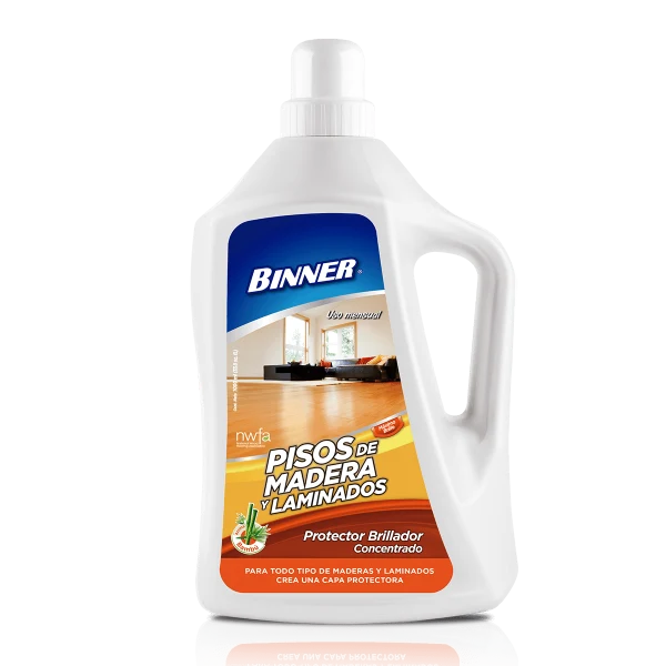Protector Brillador Concentrado Binner Pisos Laminados 1900 ml