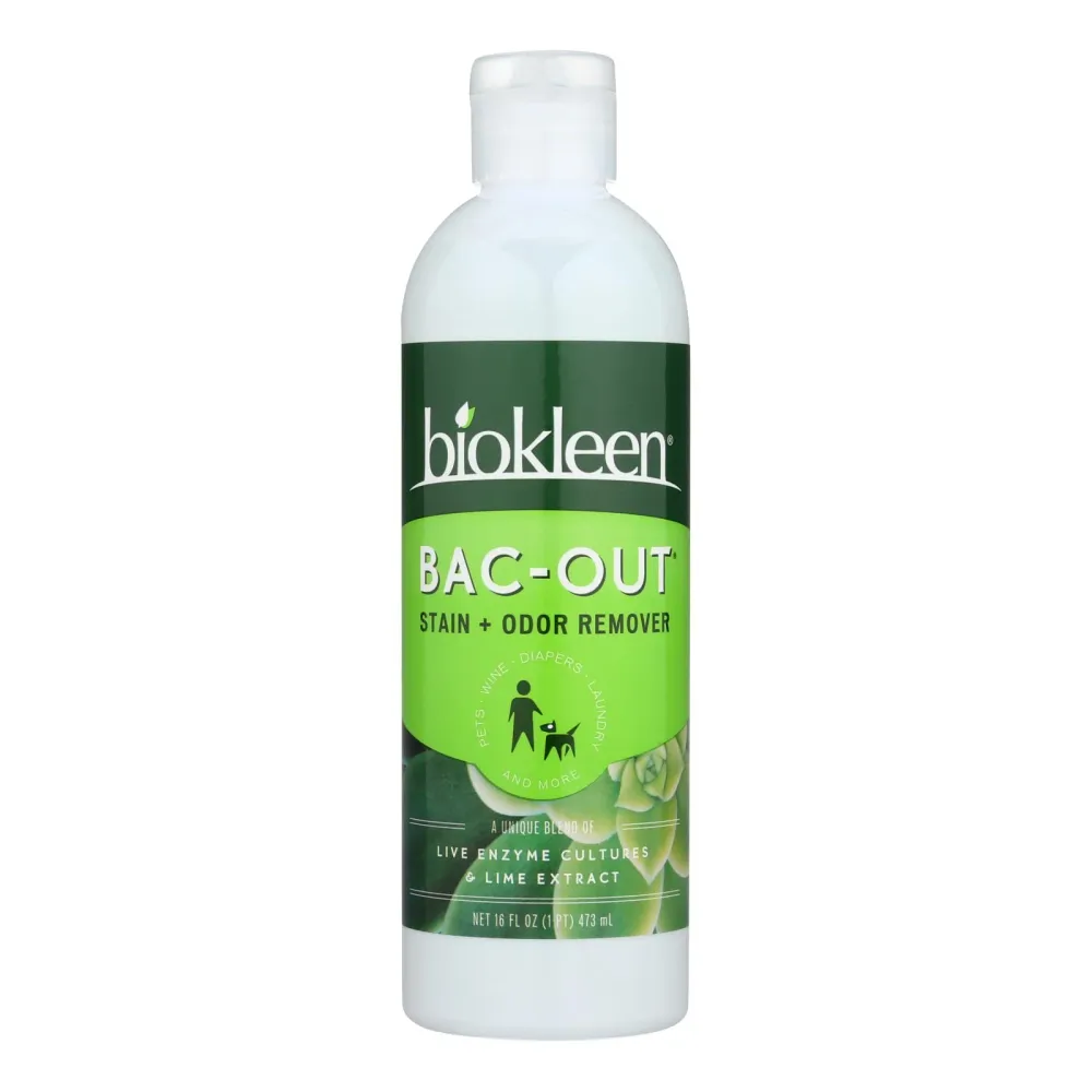 Biokleen - Eliminador de manchas y olores - Caja de 6 - 16 FZ (paquete de 6)