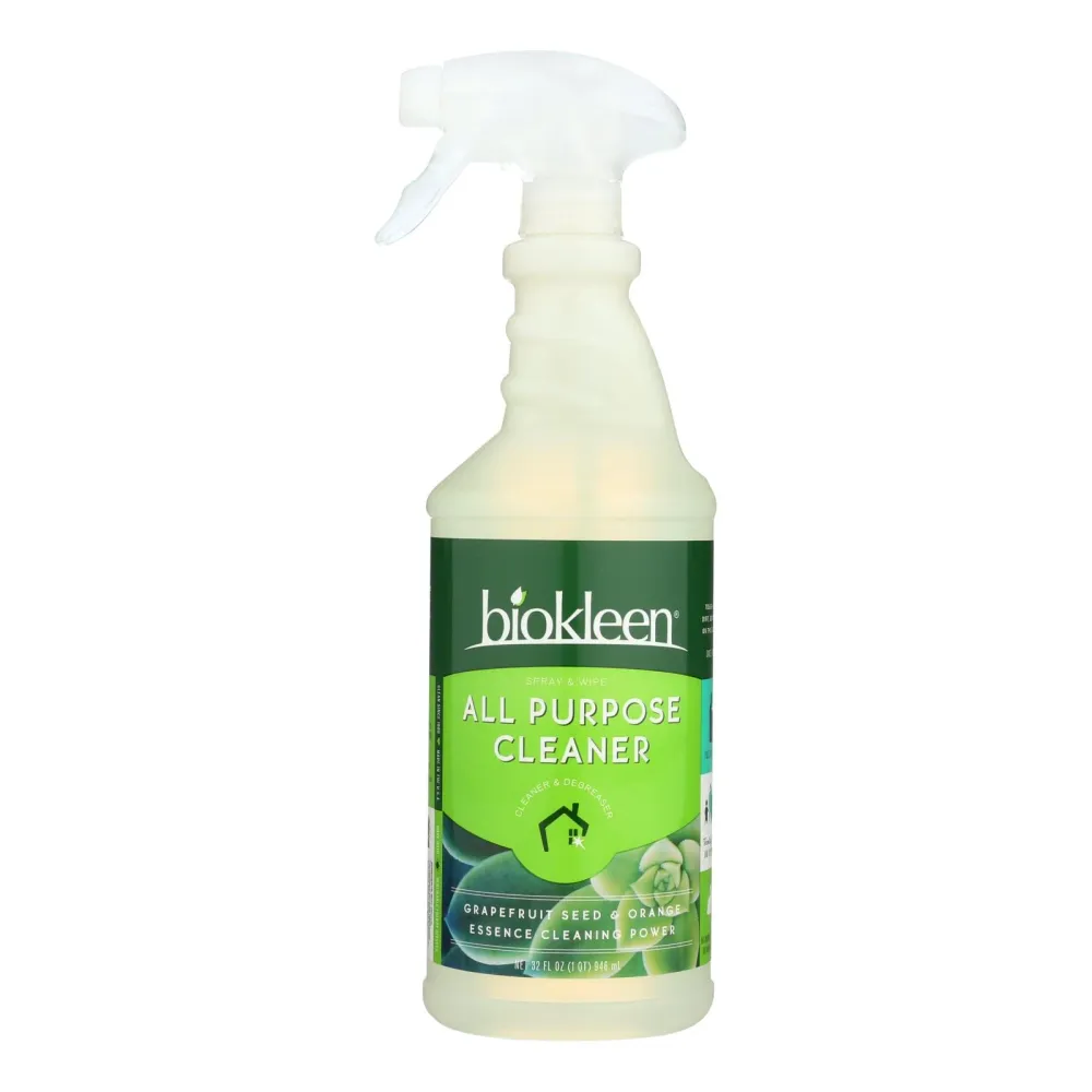 Biokleen - Spray limpiador/paño - Caja de 6 - 32 FZ (paquete de 6)