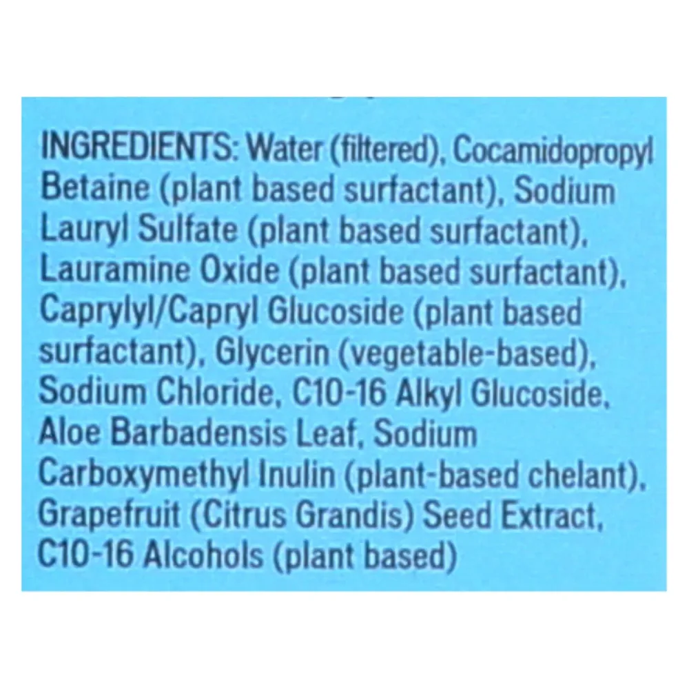 Líquido lavavajillas Biokleen - Natural - Libre y transparente - 25 oz - Caja de 6 (paquete de 6)