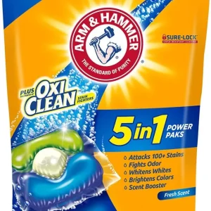 Detergente en Capsulas 5 en 1 Arm & Hammer 24 Un Biowell