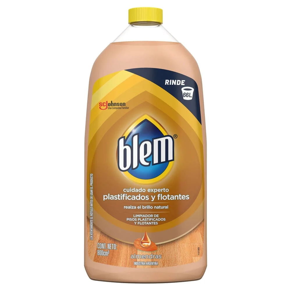 Limpiador Piso Flotante Almendra Botella 800 Ml BLEM