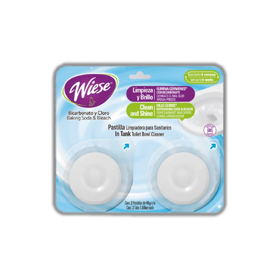 Blister 2 Pastillas Bicarbonato WIESE 45g. Cont. Neto 90g/12