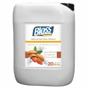 BLOSS JABÓN LIQUIDO 20 LTS ALMONDS & MILK LINEA DORADA
