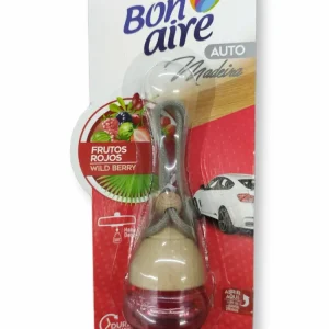 Ambientador Bonaire Auto Madeira Frutos Rojos 6ml