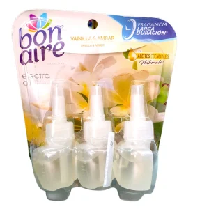 Ambientador Bonaire Electrico Vainilla Ambar x 3 Repuesto Oferta