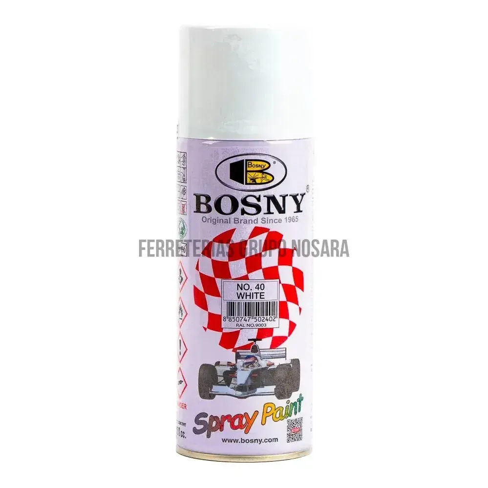 BOSNY SPRAY BLANCO BRILLANTE SB-40