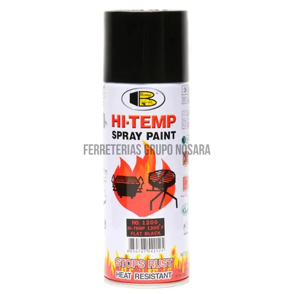 BOSNY SPRAY NEG MATE TEMP 1200F SB-1200