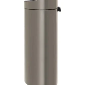 Brabantia Touch Bin New Plastic Bucket Platinum 30L