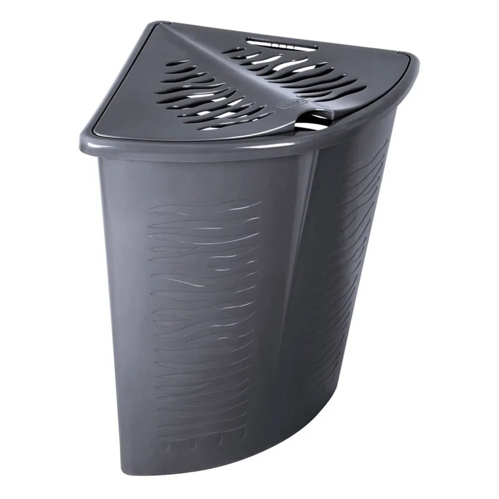 Esquineros Cesta de lavanderí BranQ Zebra Black White 4.5L Cesta de lavadero