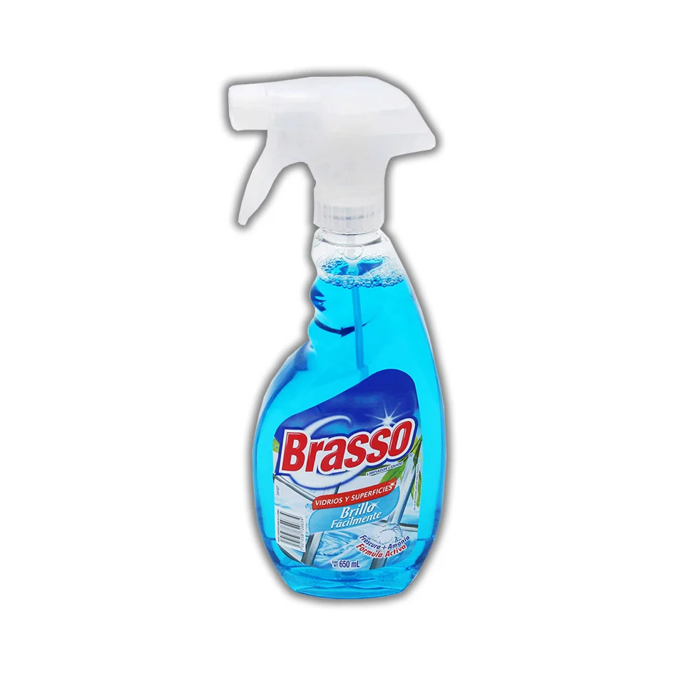 BRASSO AMONIA VIDRIOS Y SUPERFICIES DE 650 ML