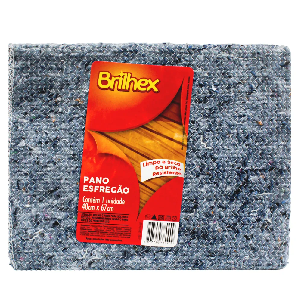 Paño De Piso Brilhex Gris X 1 Unidad
