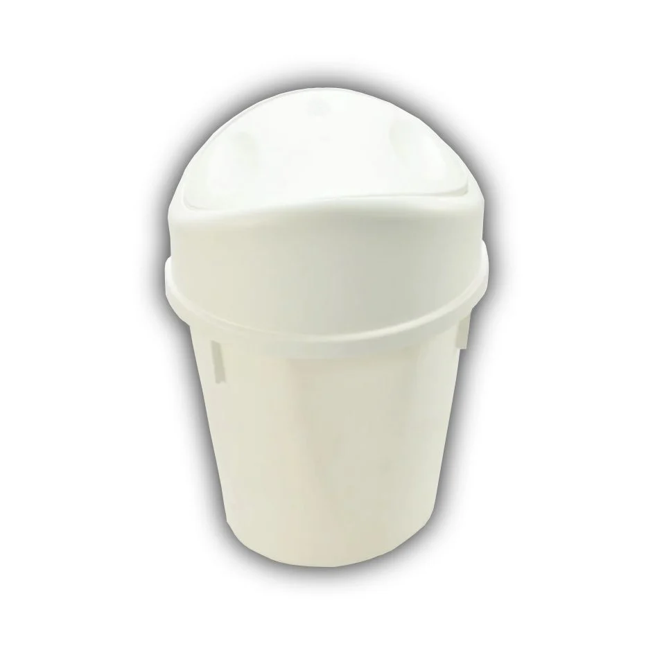 Cesto balancín mini 3 lt / 0.79 gl blanco