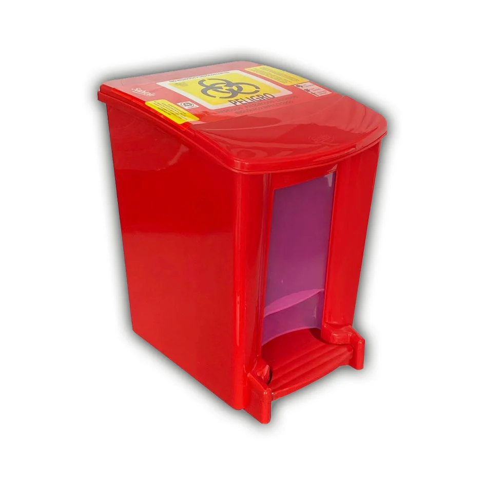 CESTO PEDAL 8 LT/2.11 gl ROJO USO RPBI