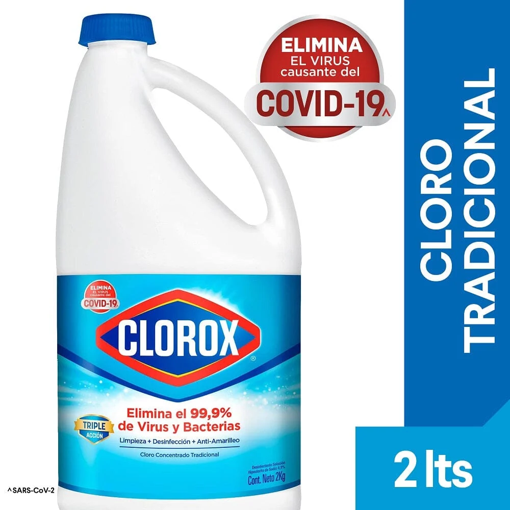Cloro Tradicional 2 Lt CLOROX