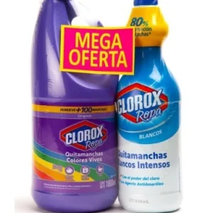 Clorox Ropa Color 1800 ml + Blancos Intensos 930 ml Oferta