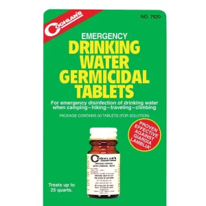 Tabletas para agua potable Coghlan's (paquete de 50) - Oferta de la semana