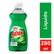 Caja Axion lavatrastes líquido limón, 12 Unidades/280ml - SCG Colgate Palmolive
