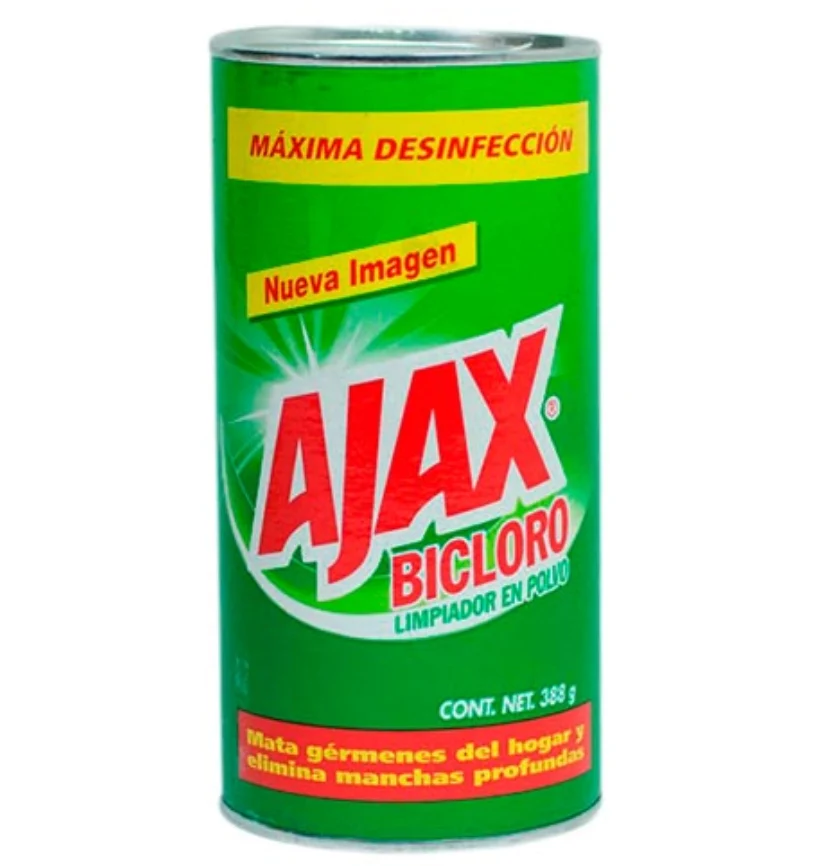 Caja Lavatrastes Ajax Bicloro 388 G/48P - SCG Colgate Palmolive